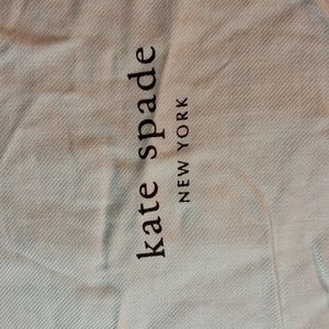 16" X 17" kate spade drawing, linen dust bag